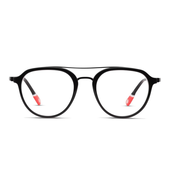 OLOS 51-000386 BLACK HANDMADE FRAME SUNGLASSES EYEGLASSES 45-17-130 - Picture 1 of 3